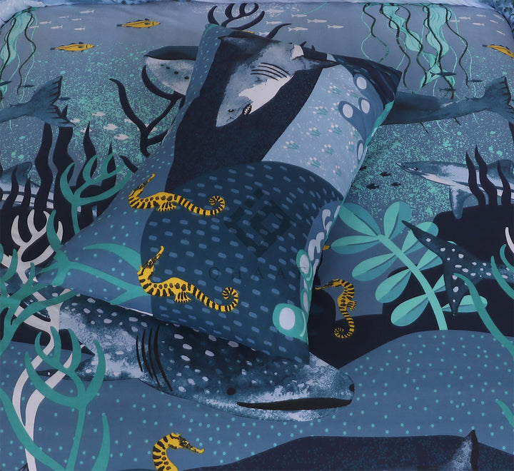 SHARK-KIDS BEDSHEET SET
