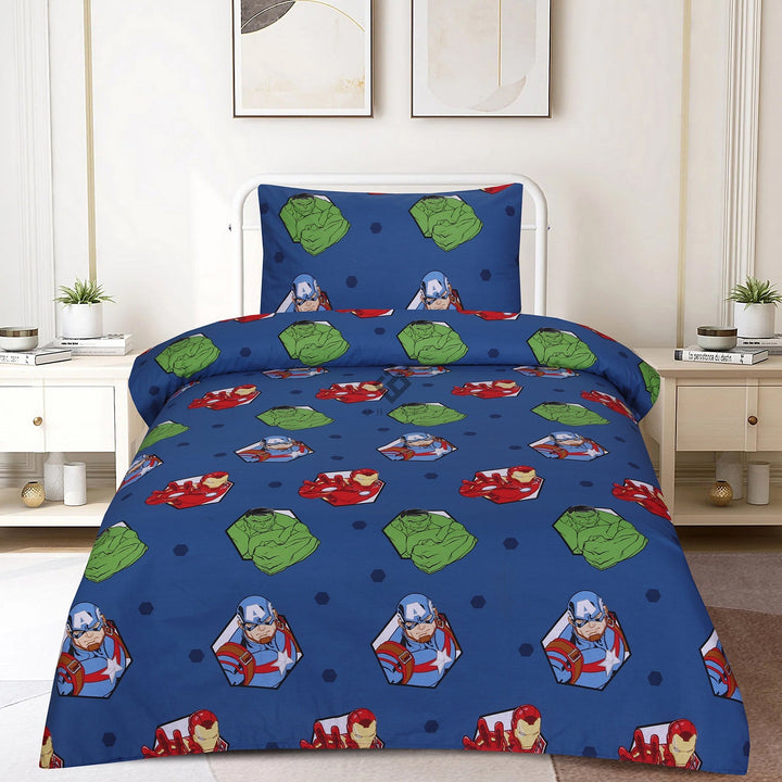 blue marvel- Kids bedsheet set