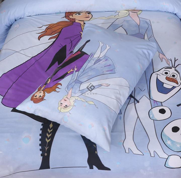 frozen snow- Kids bedsheet set