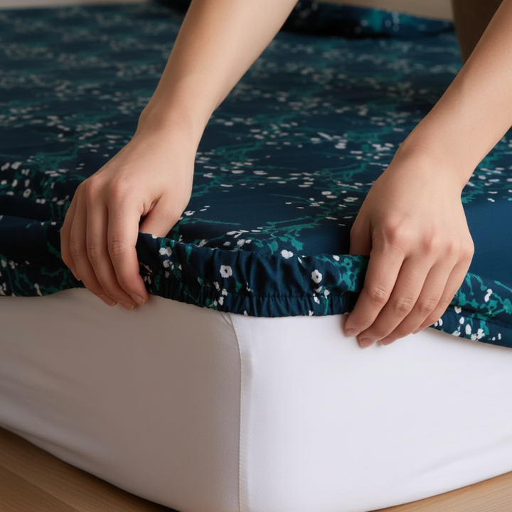 MOCHA FITTED SHEET - (PREMIUM)