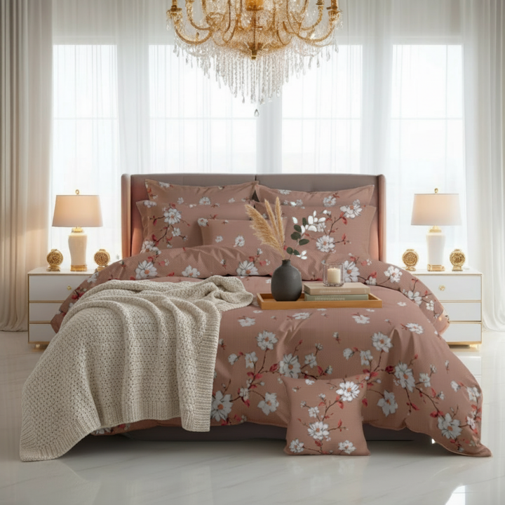 ROSE WARWICK DUVET COVERS  SET - 8 PCS (PREMIUM)