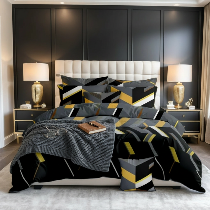 POLYGON DUVET COVERS  SET - 8 PCS (PREMIUM)