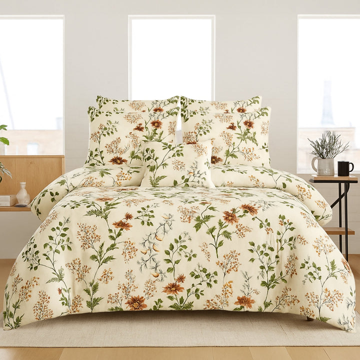 DEWDROP Winter Comforter Set- 7 Pcs
