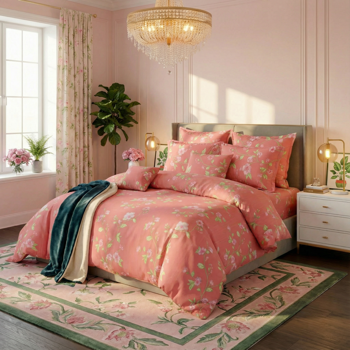 LEAFY DUVET COVERS  SET - 8 PCS (PREMIUM)