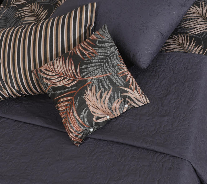 ASHELY GREY Winter Comforter Set- 8 Pcs