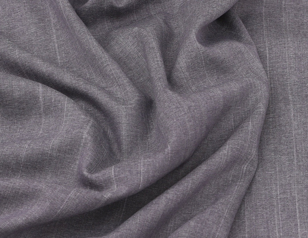 ASH GREY ROSHNI SUITING - (WASH AND WEAR)