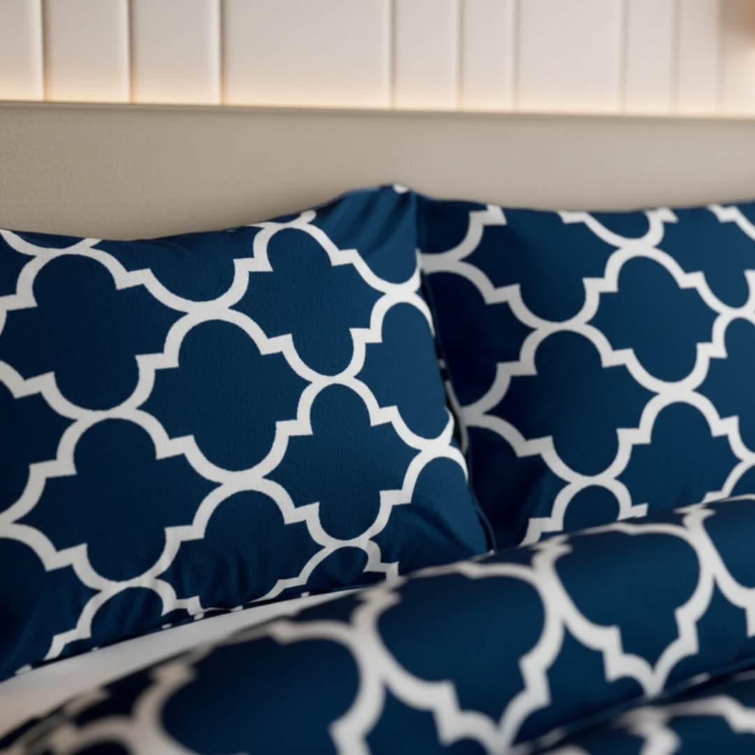 BLUE PENDORA bedsheet set - 3 pcs