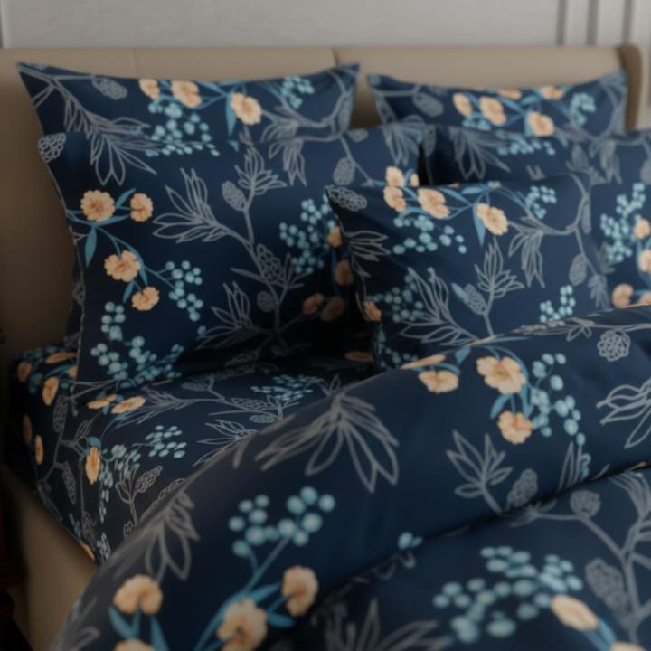 CHINTZ DUVET SET COVERS - 8 PCS (PREMIUM)