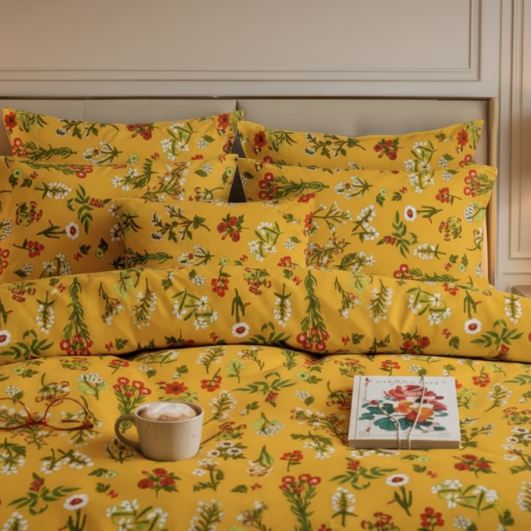 PANSY DUVET SET COVERS - 8 PCS (PREMIUM)