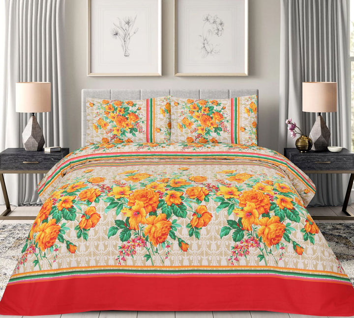 SQUASH BEDSHEET SET - 3 PCS (PREMIUM)