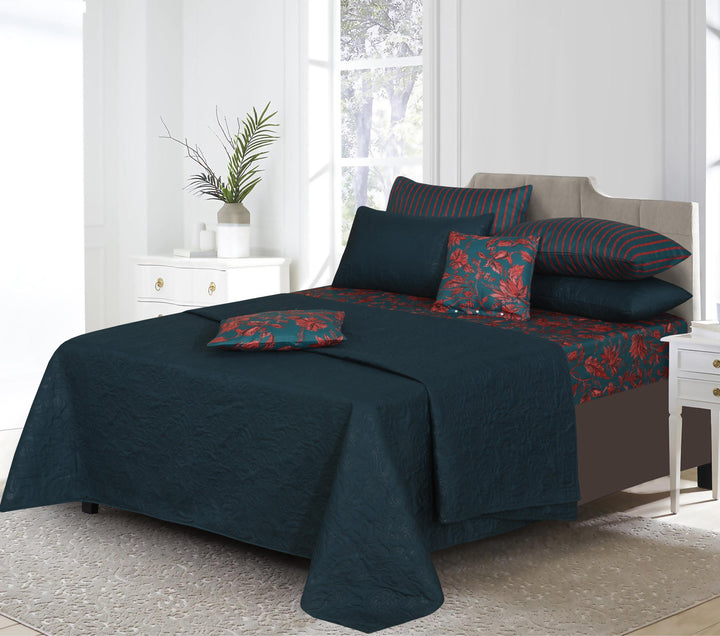 BOXI ZINC Winter Comforter Set- 8 Pcs