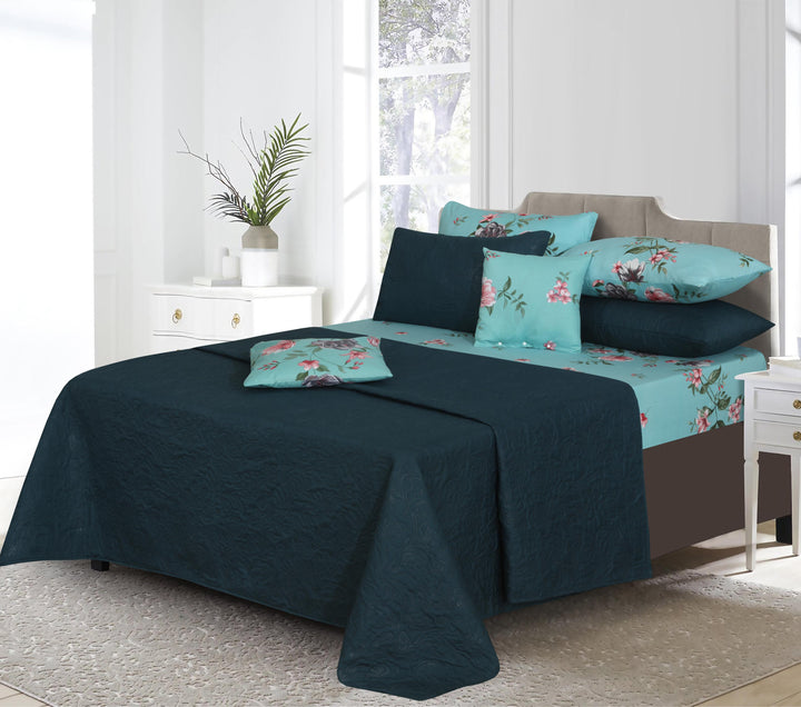 BLAST ZINC Winter Comforter Set- 8 Pcs