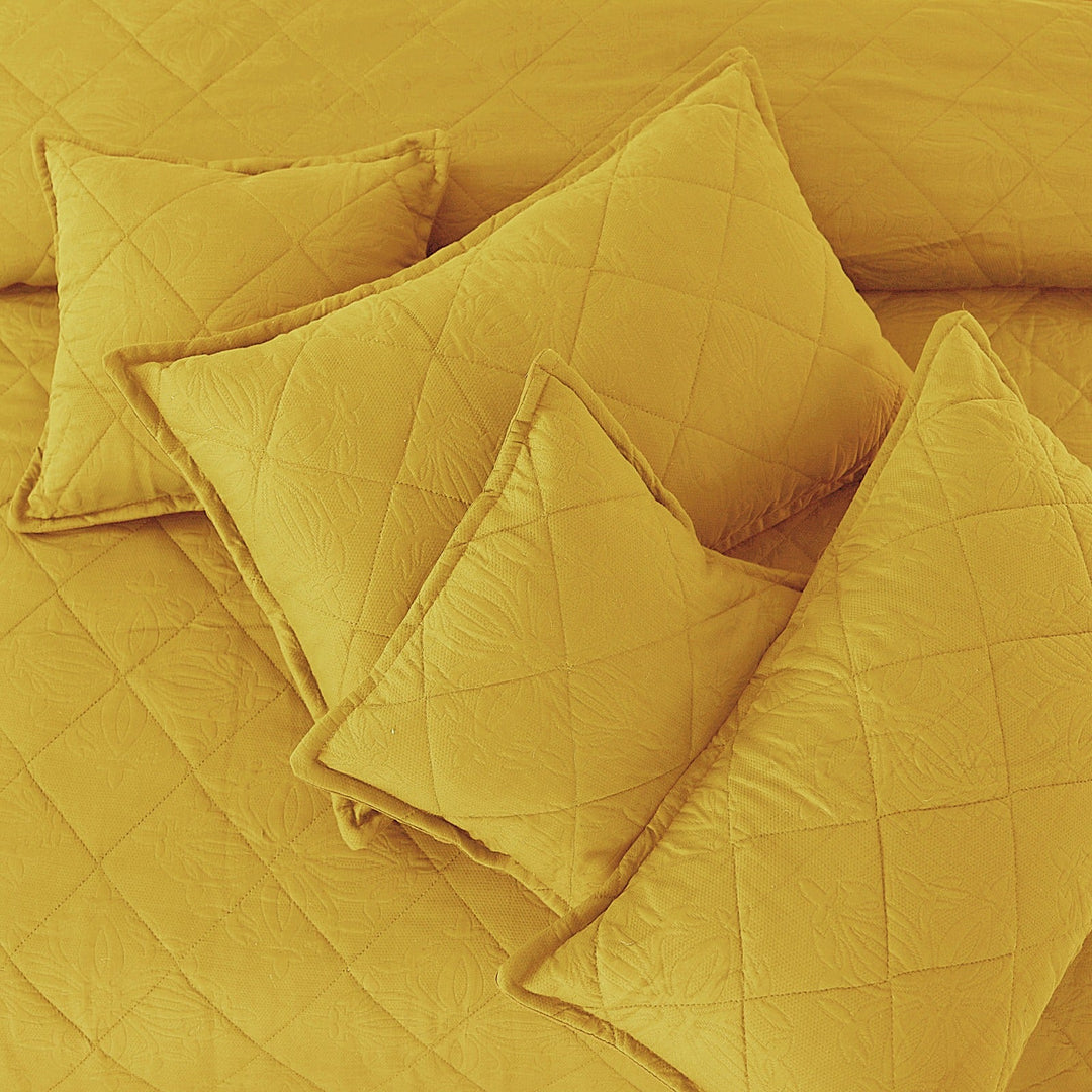FABRINA Quilted Bedspread Set - 5 Pcs