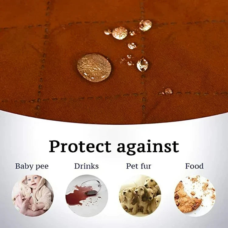 COPPER WATERPROOF QUILTED SOFA COVER