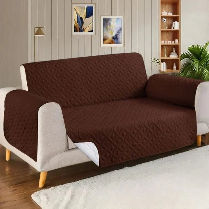 BROWN ULTRASONIC SOFA COVER