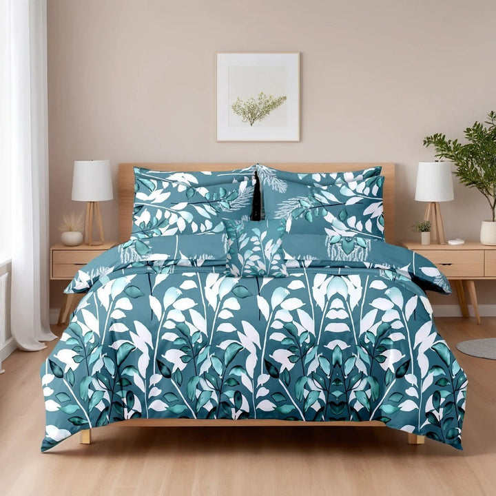 BLUE ZURIC Winter Comforter set- 7 pcs