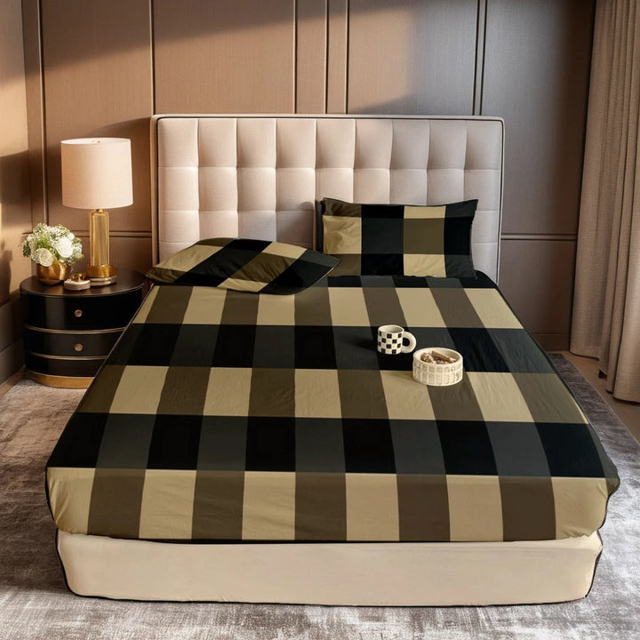 CHESS FITTED SHEET - (PREMIUM)