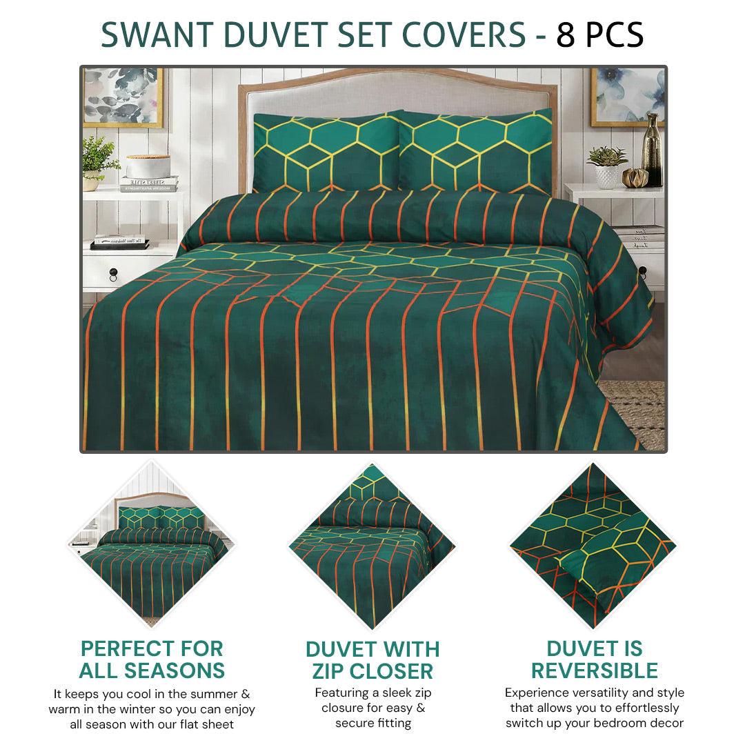 SWANT DUVET COVERS  SET - 8 PCS (PREMIUM)