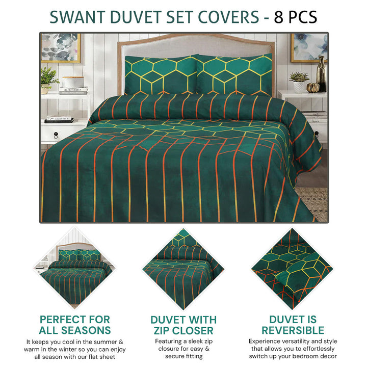 SWANT DUVET COVERS  SET - 8 PCS (PREMIUM)