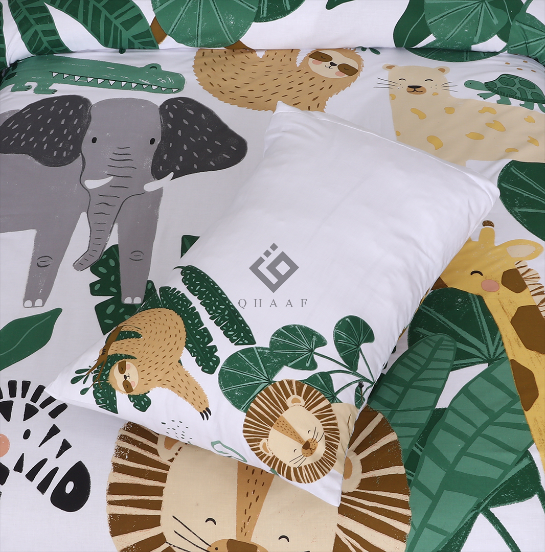 NEW JUNGLE-Kids BEDSHEET SET